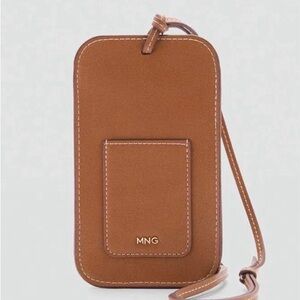 Mango Tan Phone Crossbody